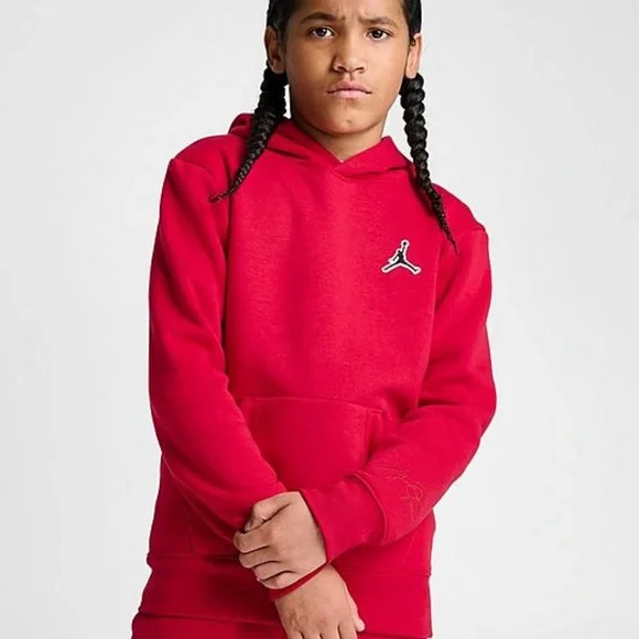 Jordan Shirts Tops Boys Nike Jordan Essential Logo Hoodie In